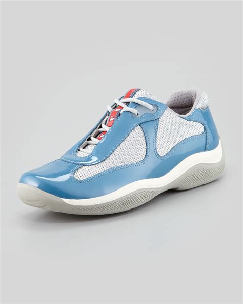 prada blue shoes.